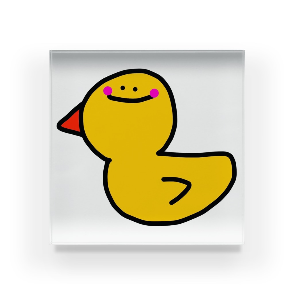 へんてこキャラクター ひよこの くわっ Loveamoonのアクリルブロック通販 Suzuri スズリ へんてこキャラクター ひよこの くわっ Loveamoonのアクリルブロック通販 Suzuri スズリ