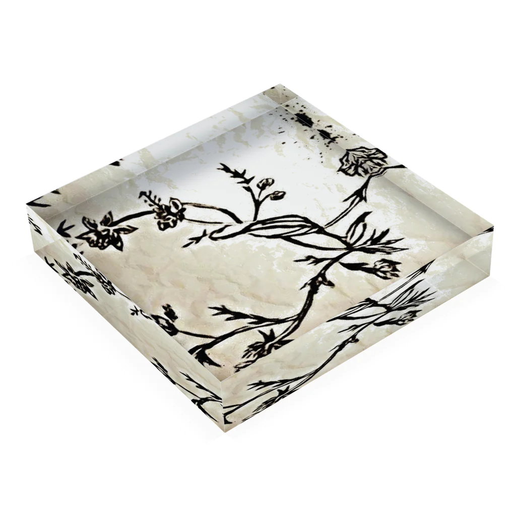 Anna’s galleryのAntique Japanesque Acrylic Block :placed flat