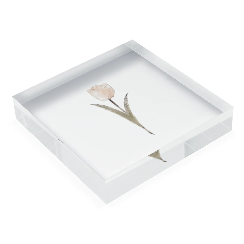 rilybiiの*airy sugar antique flower Acrylic Block :placed flat