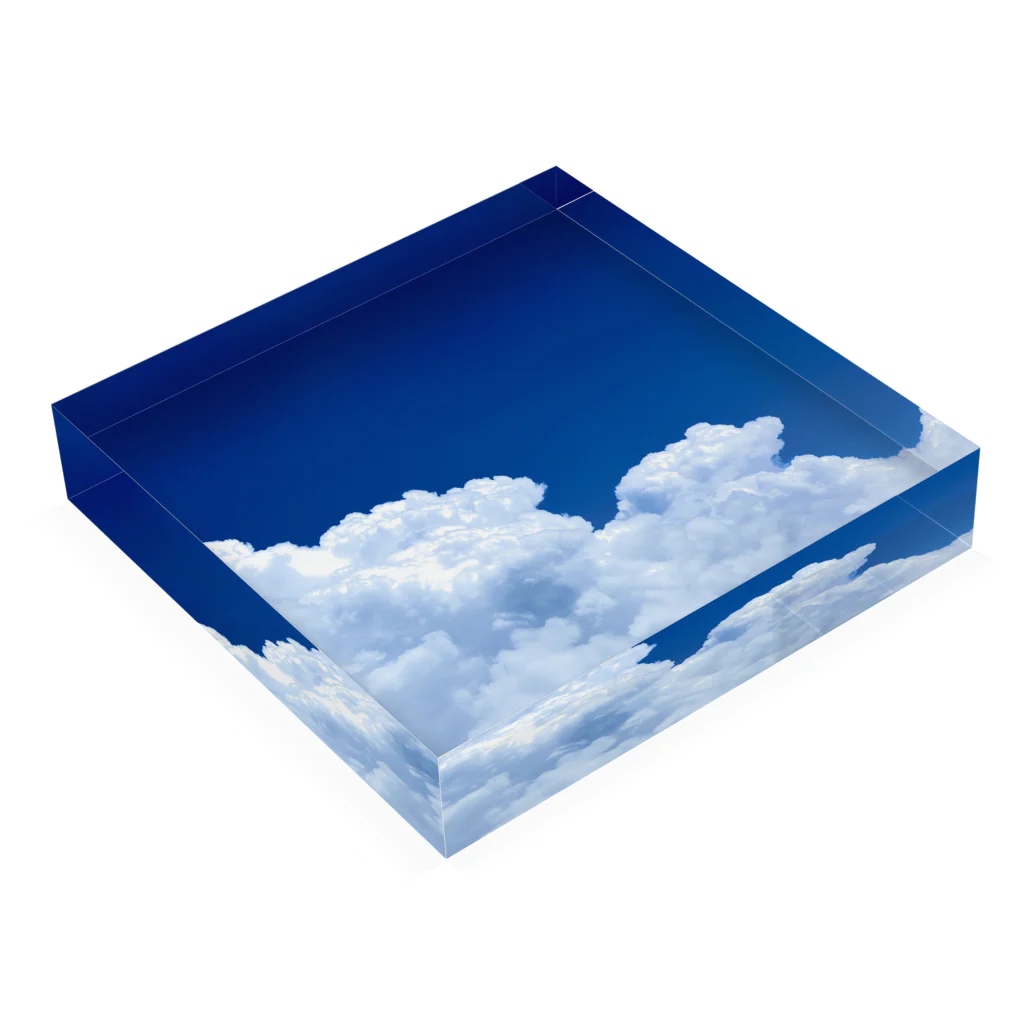 8l0の夏の雲 Acrylic Block :placed flat