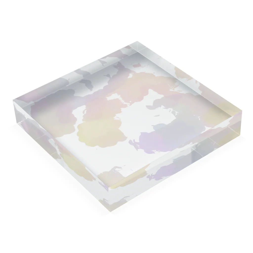 おもいつくままのパステル Acrylic Block :placed flat