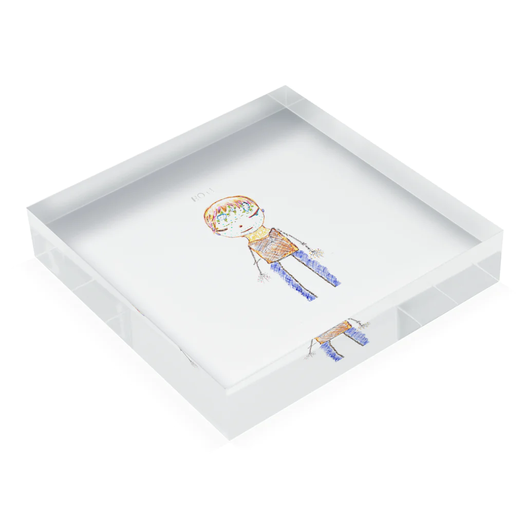 kouhei111725のボーイ Acrylic Block :placed flat