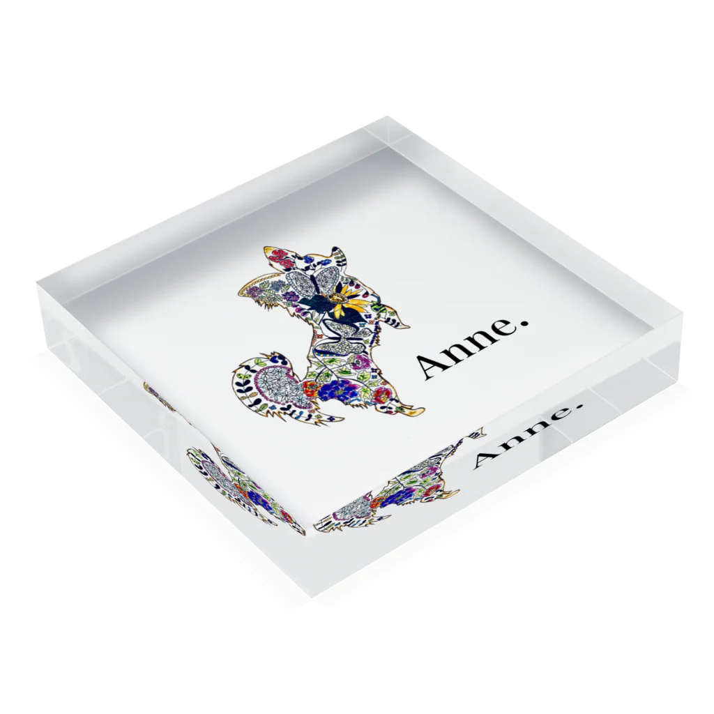 Anne.のAnne.  Acrylic Block :placed flat