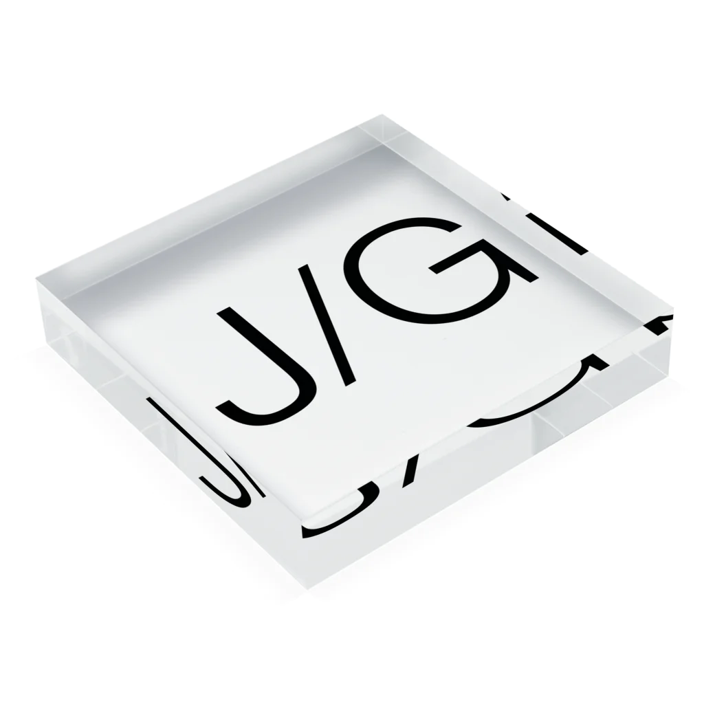 John GastroのJ/G Acrylic Block :placed flat