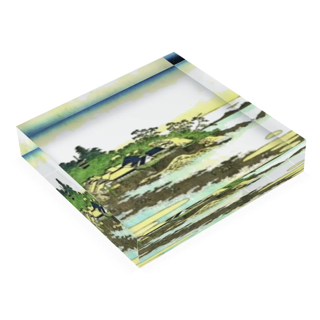 富嶽三十六景の富嶽三十六景 40 全面 Acrylic Block :placed flat