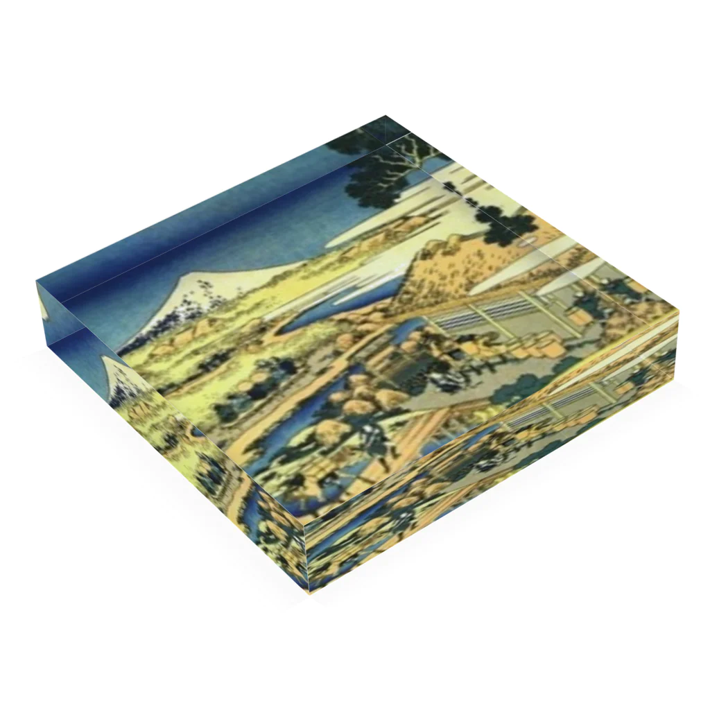 富嶽三十六景の富嶽三十六景 43 全面 Acrylic Block :placed flat