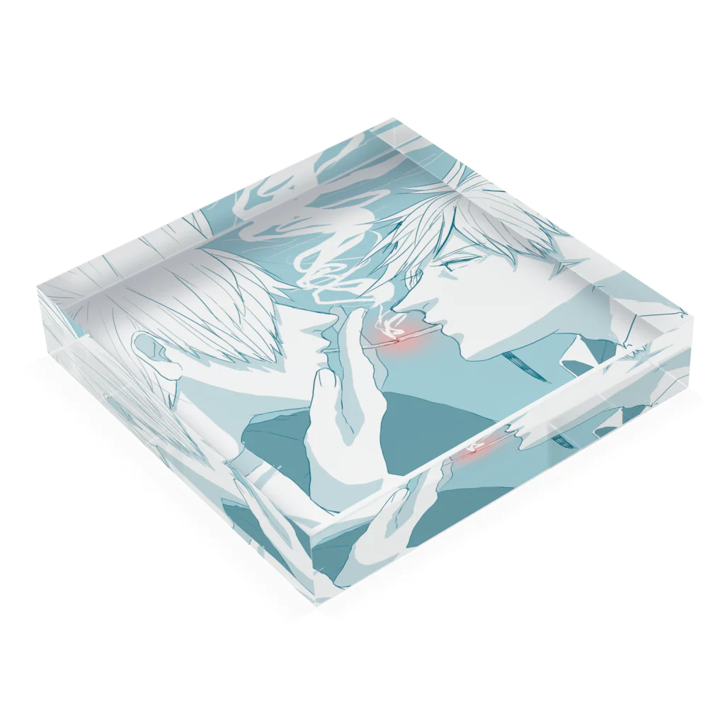 そっちの種火 Acrylic Block :placed flat