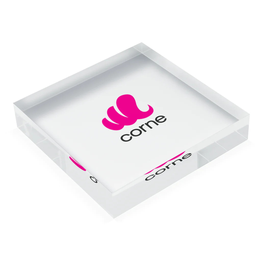 Pastry KeyboardのCorne アクリルブロック Acrylic Block :placed flat