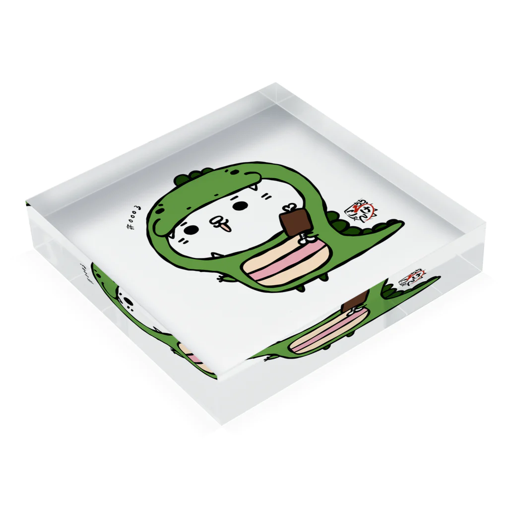 にゃんころげのにゃんころげ#0003 Acrylic Block :placed flat