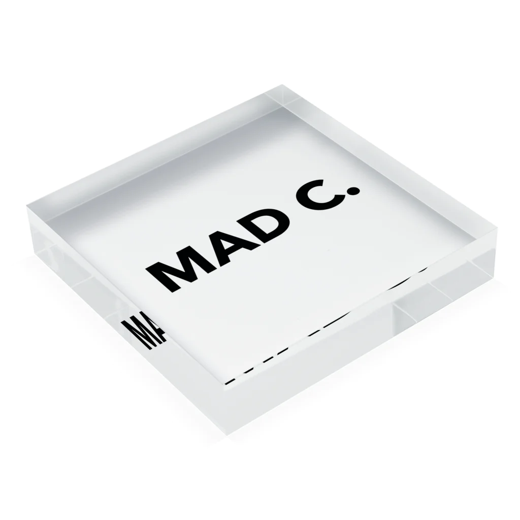 MAD C.(マッドシードット)のMAD C.オリジナル Acrylic Block :placed flat