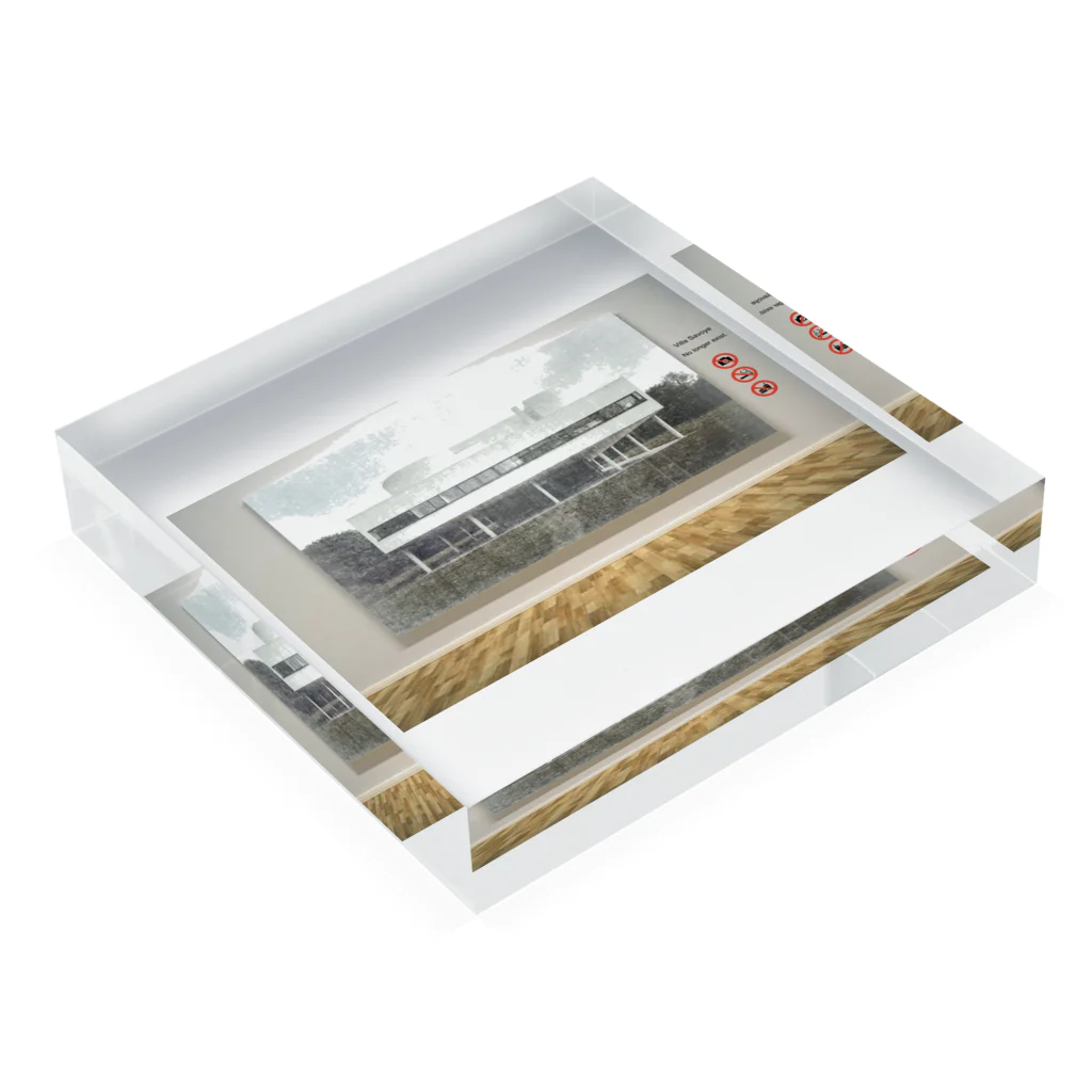 ハルティン<designed by an architect>のART×名建築 サヴォア邸 Acrylic Block :placed flat