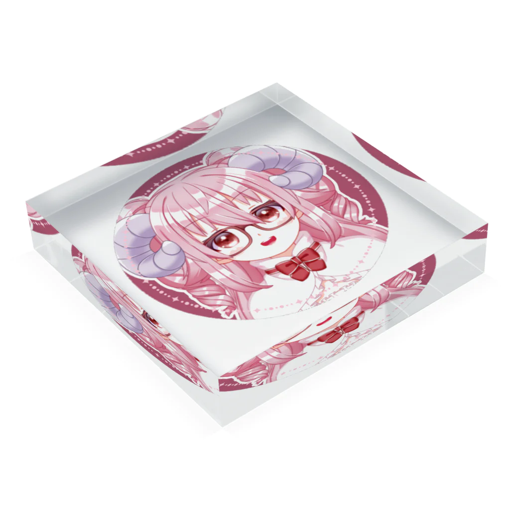 こあくま♡ここあのここあ Acrylic Block :placed flat