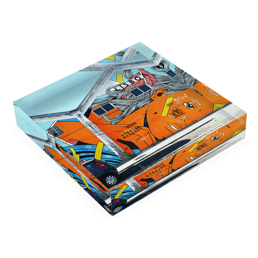 qoom_moopのLISBOA Acrylic Block :placed flat