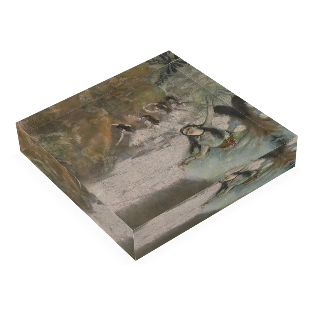 SONOTENI-ARTの007-008　エドガー・ドガ　『On the Stage』　アクリルブロック Acrylic Block :placed flat