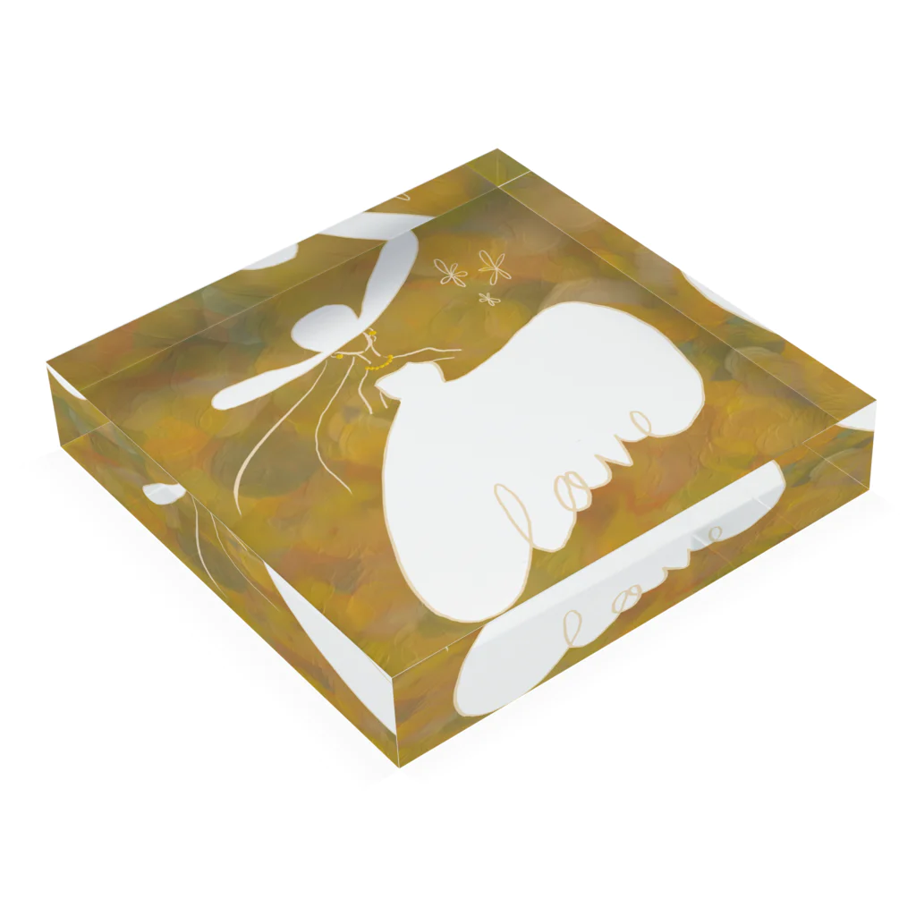 チャミ助のLady of art Acrylic Block :placed flat