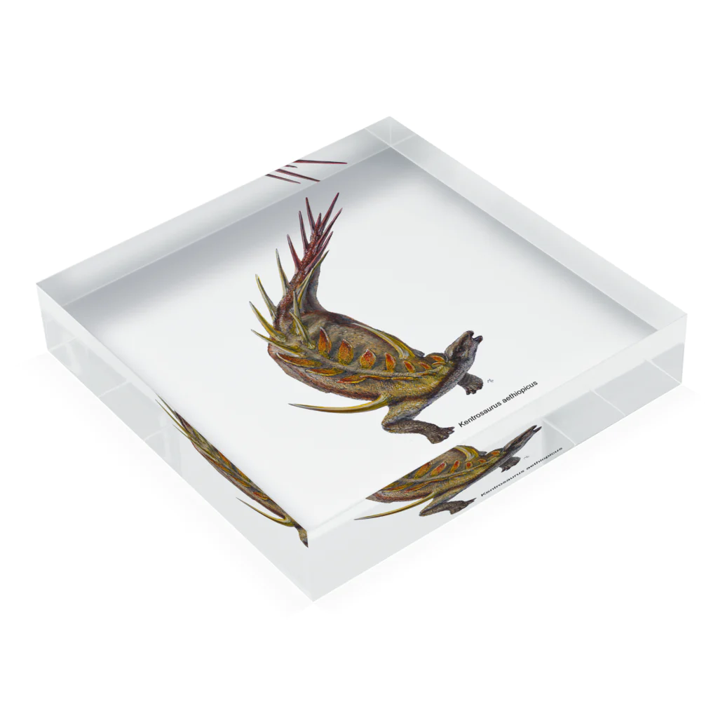 segasworksのKentrosaurus Acrylic Block :placed flat