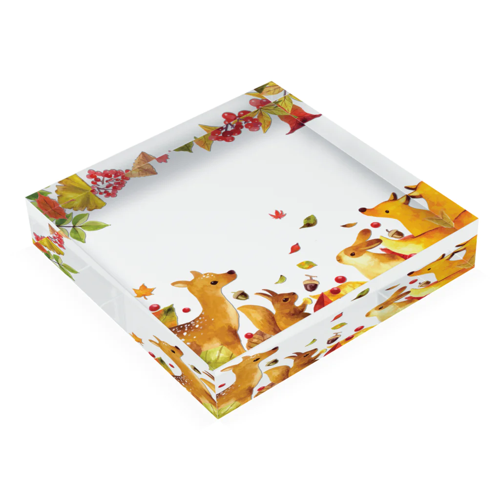 LuLaLysのVisite d'automne(秋の訪れ) Acrylic Block :placed flat