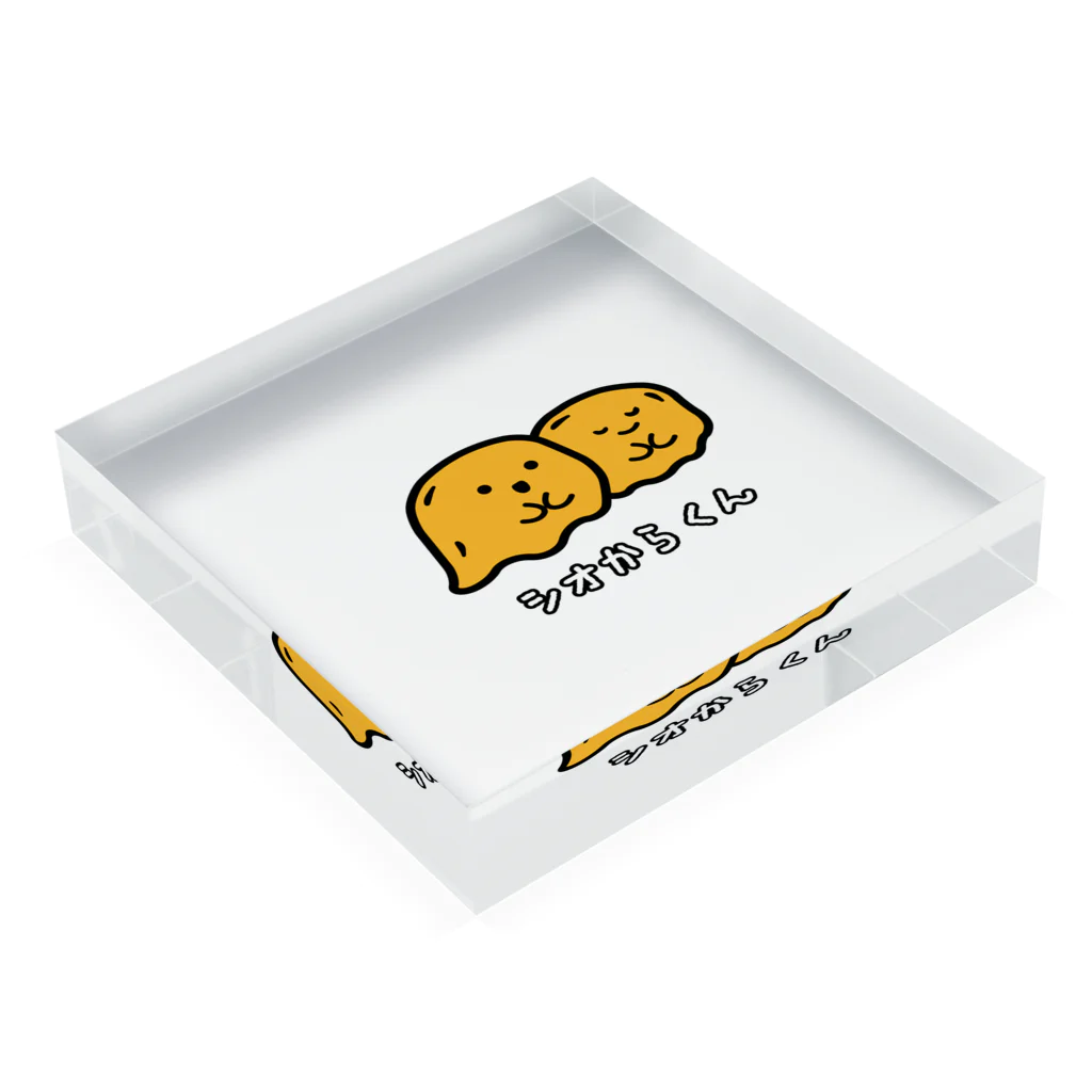 SS SHOP 【SOVL GOODS】のシオからくん Acrylic Block :placed flat