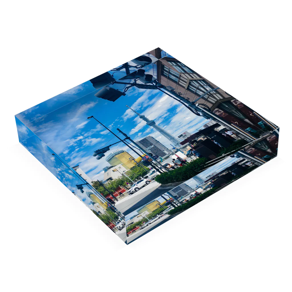 takafmのASAKUSA Acrylic Block :placed flat