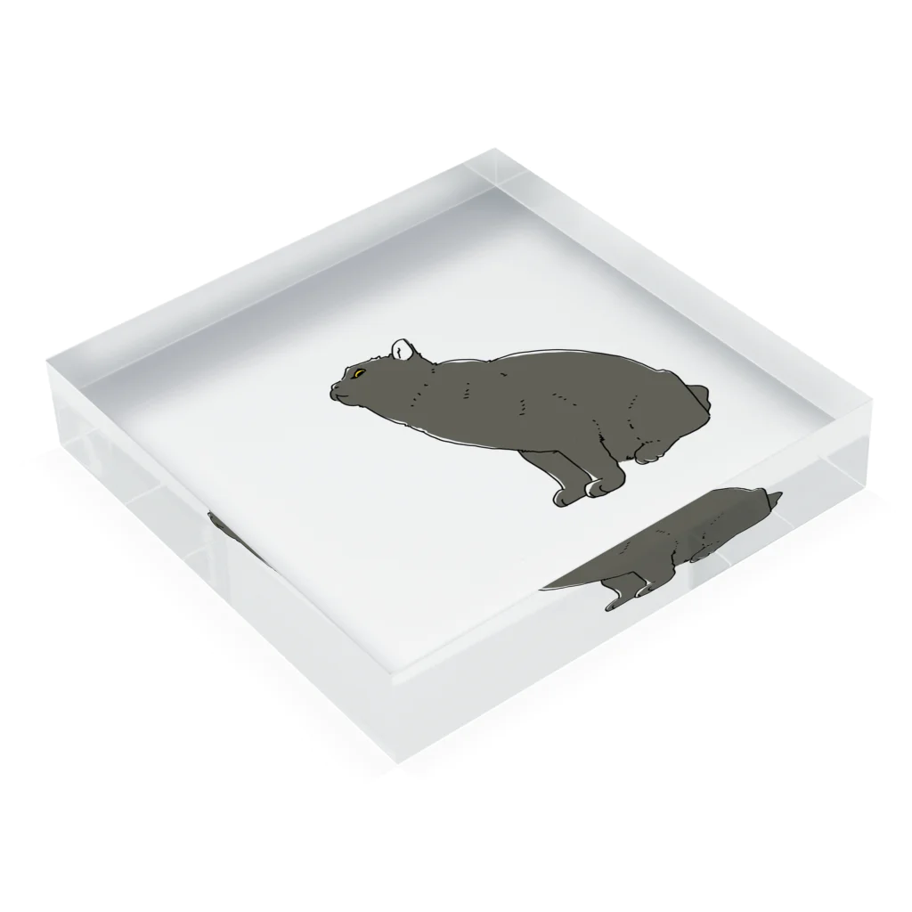 yosseaの黒田 猫さんのスマホケース Acrylic Block :placed flat