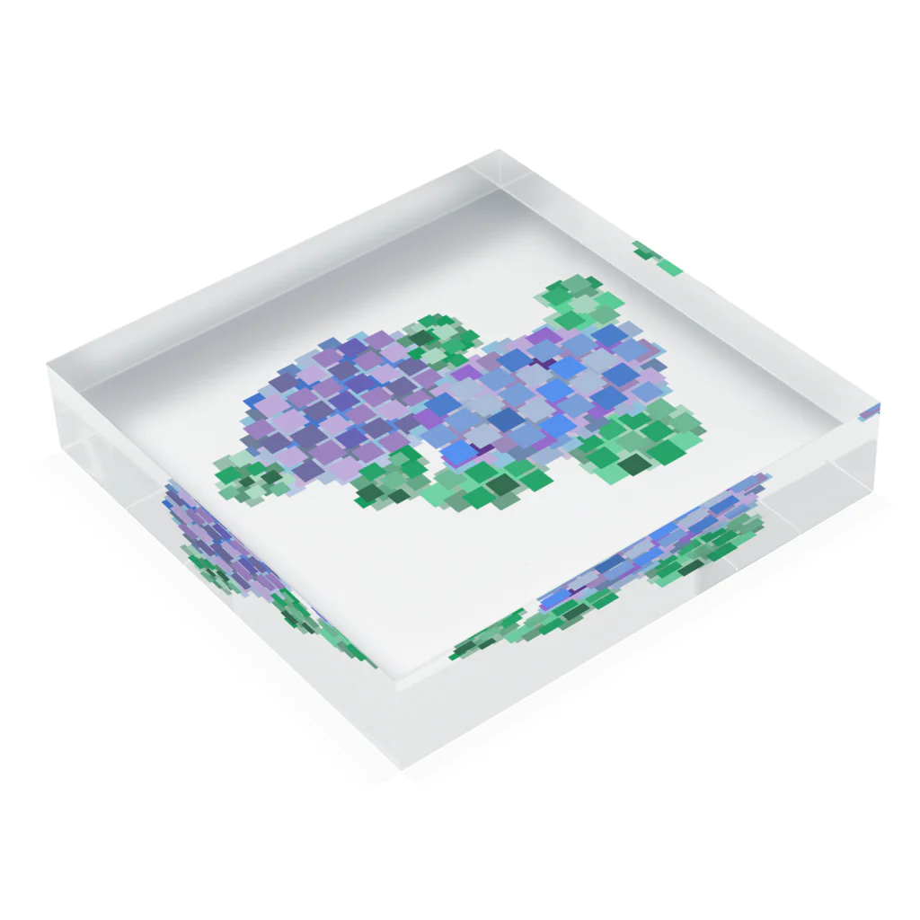 flower-flowersのflower M Acrylic Block :placed flat