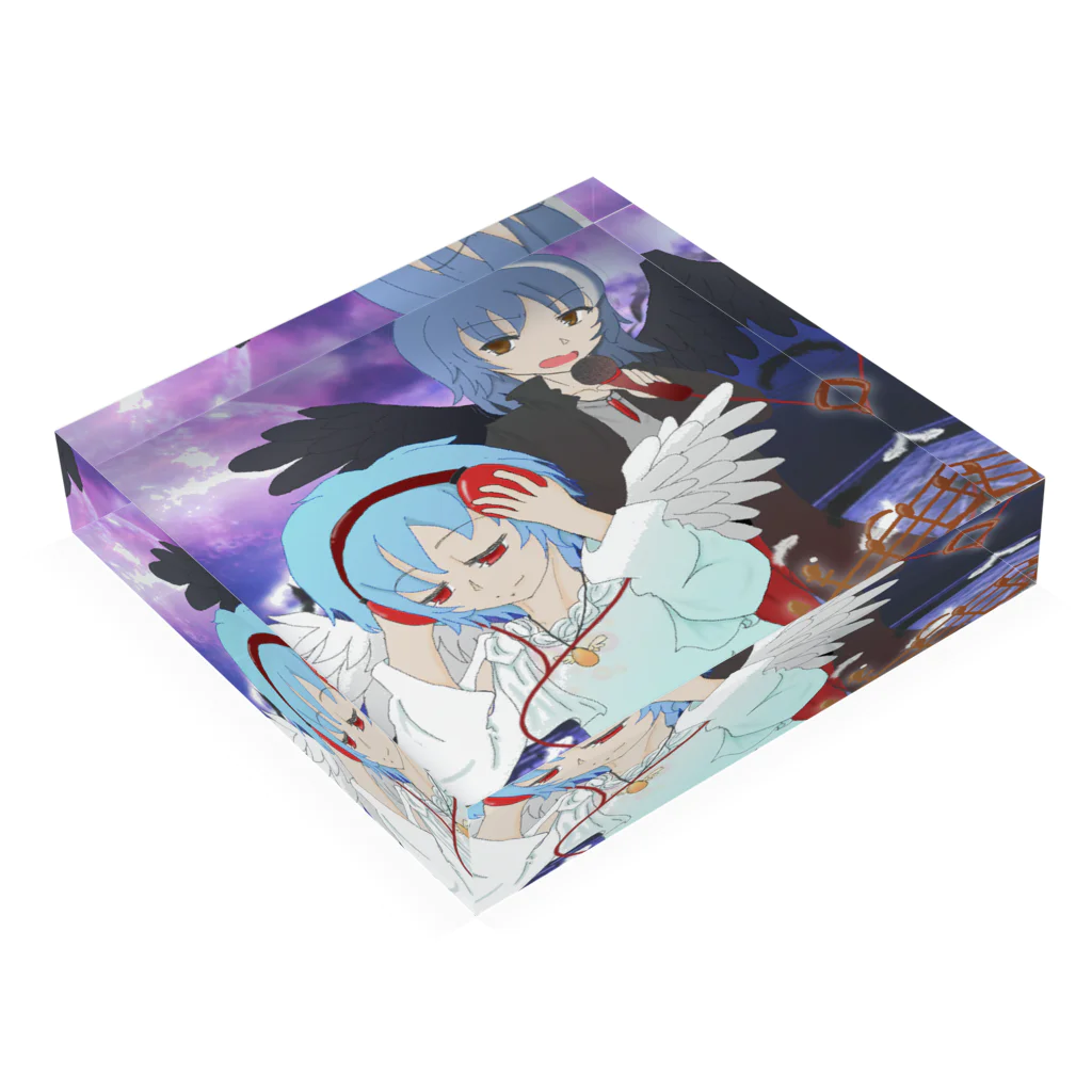 A＆OShopの天使と悪魔の戦慄譜 Acrylic Block :placed flat