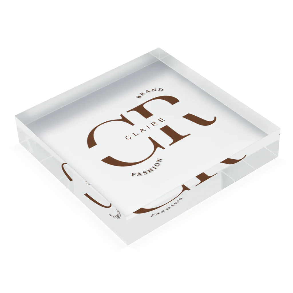 CHERAのCLAIRE（クレール）🌿 Acrylic Block :placed flat