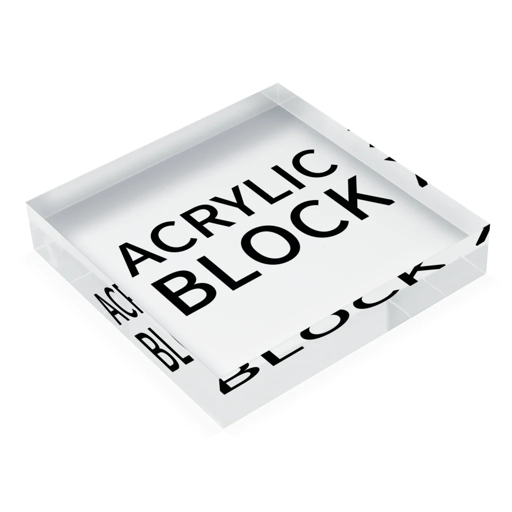 ノウトの高木のACRYLIC BLOCK アクリルブロックの平置き