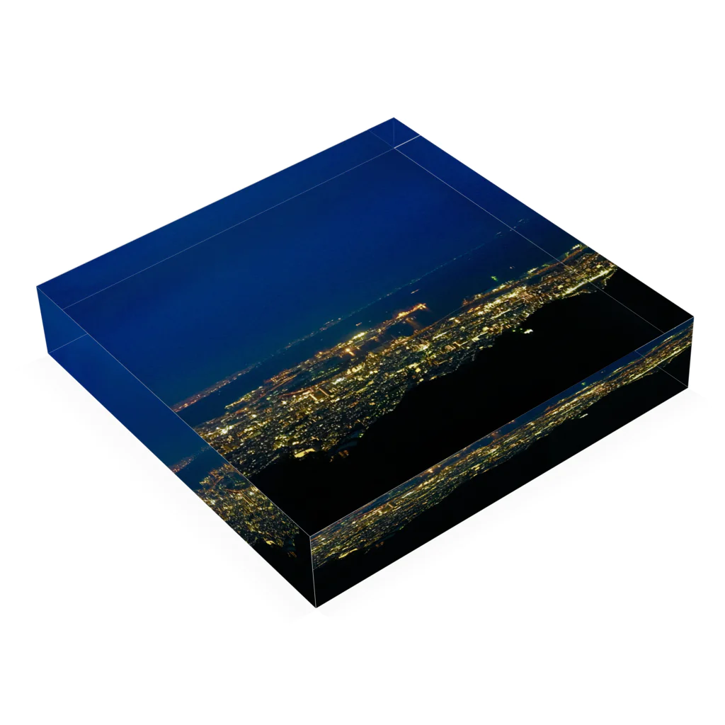 いべりこの夜景 Acrylic Block :placed flat