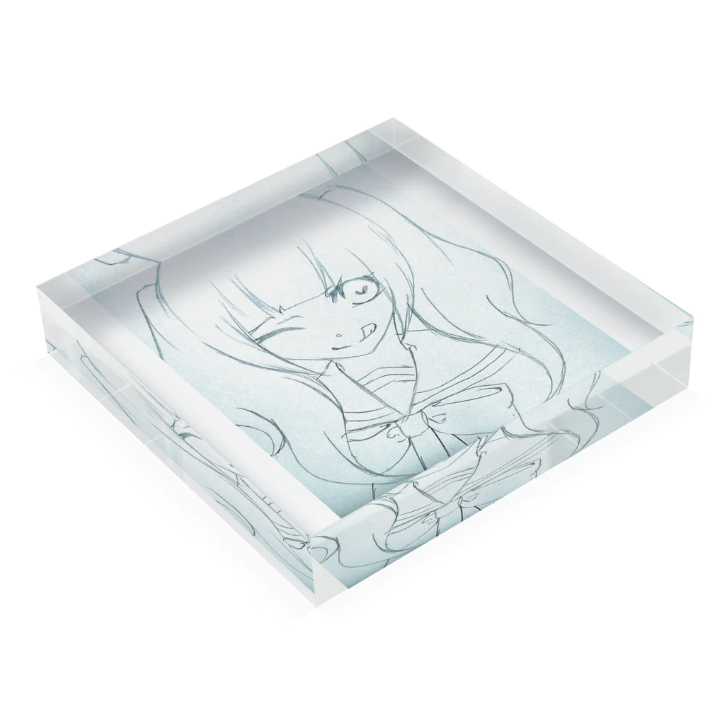 幻想真紅の少女A Acrylic Block :placed flat