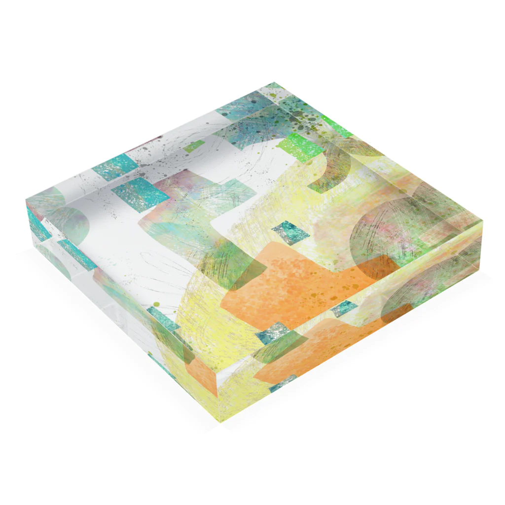 prism-prizmのリズムに乗って Acrylic Block :placed flat