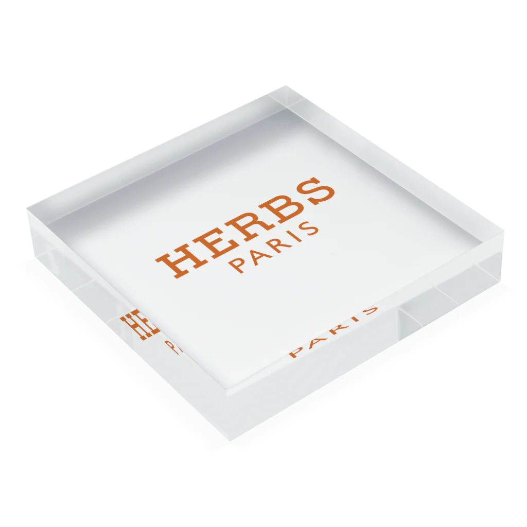 FUNNY JOKESのHERBS-ハーブ- Acrylic Block :placed flat