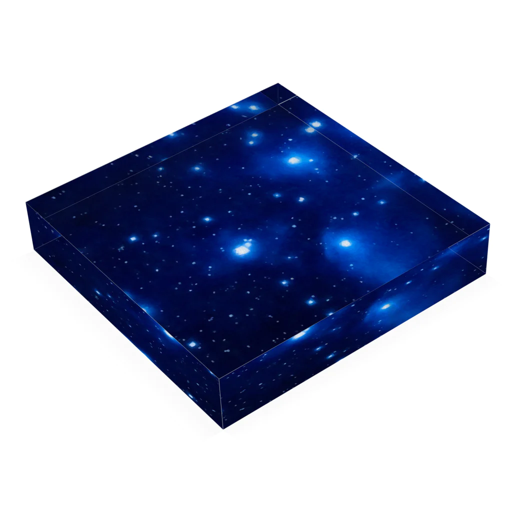 SuzutakaのPleiades（昴） Acrylic Block :placed flat