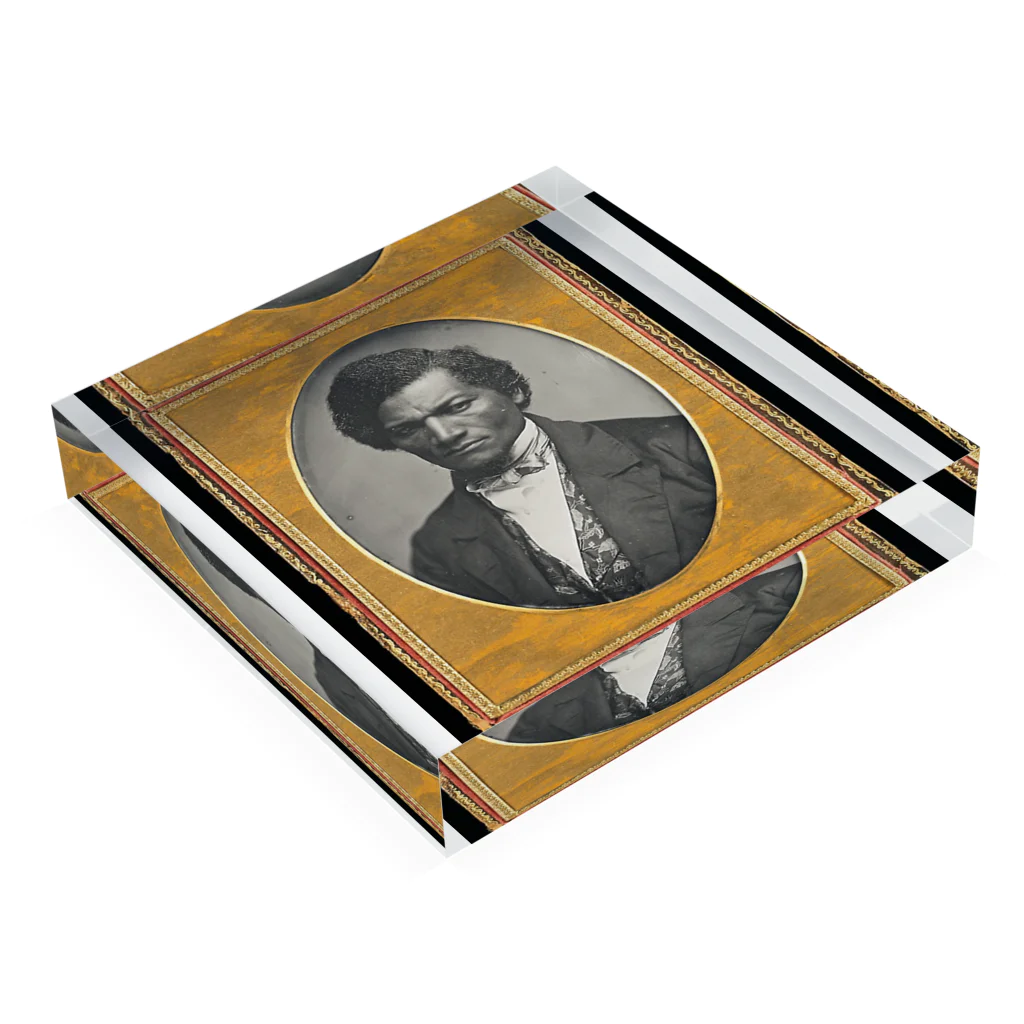 Art Institute ChicagoのFrederick Douglass, 1847/52 | Samuel J. Miller Acrylic Block :placed flat