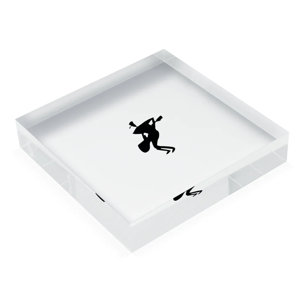 T.WorKsのべーシスト Acrylic Block :placed flat