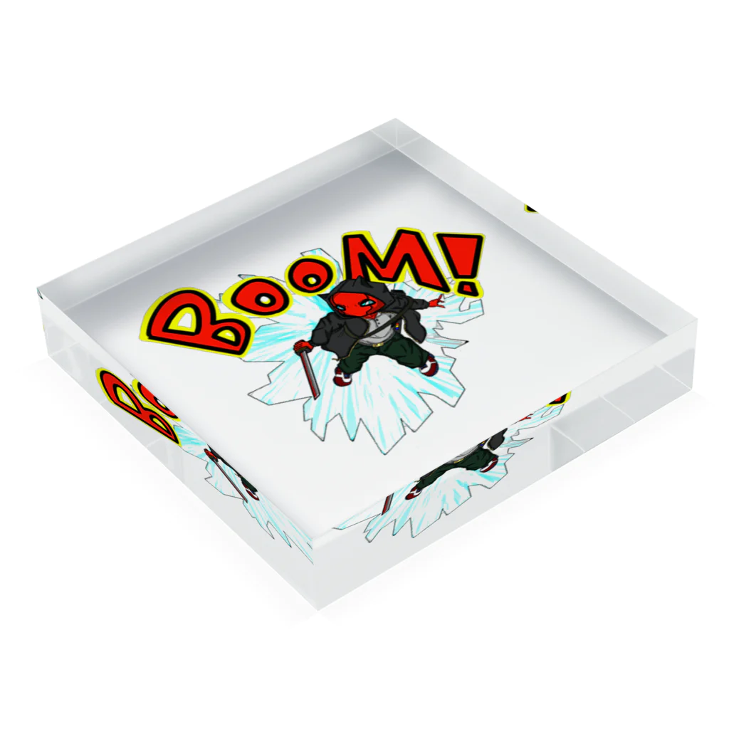 🕷Ame-shop🦇のBOOM! Acrylic Block :placed flat