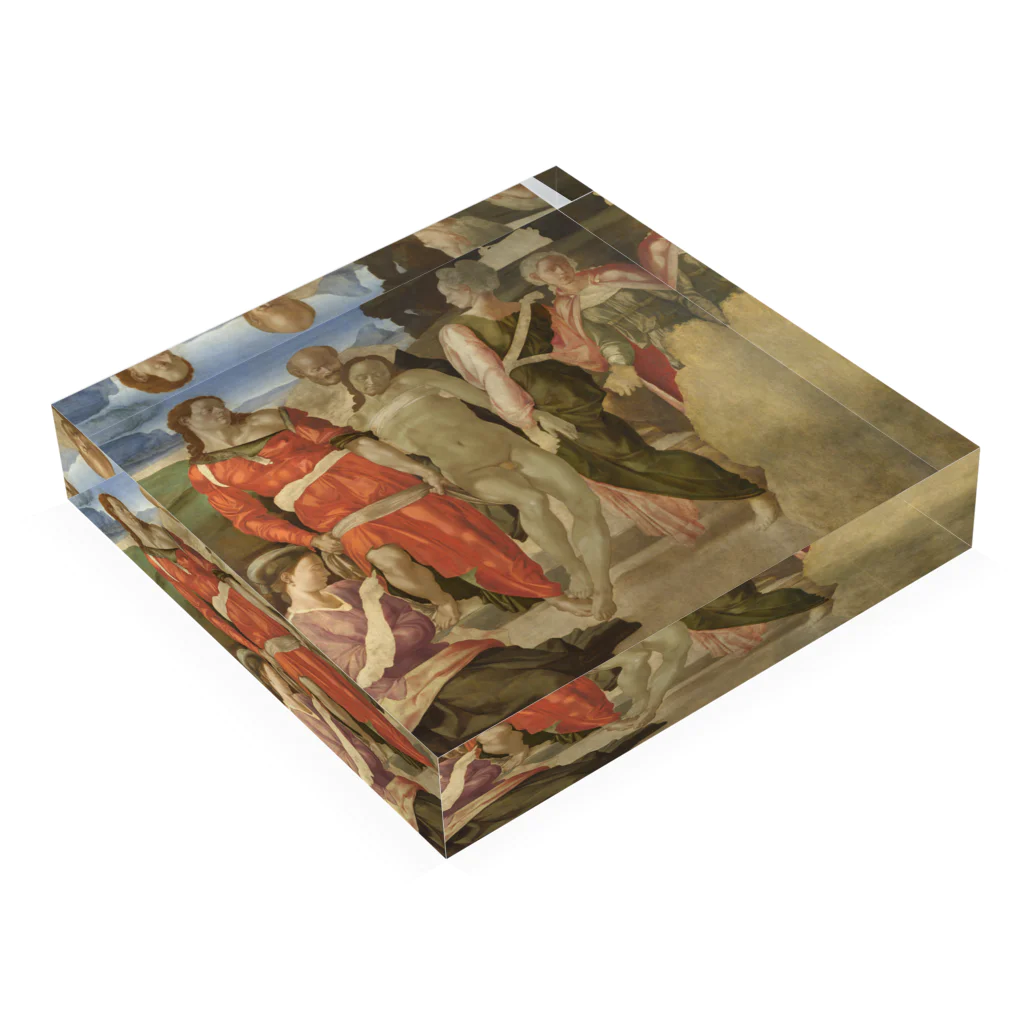 世界美術商店のキリストの埋葬 / The Entombment Acrylic Block :placed flat