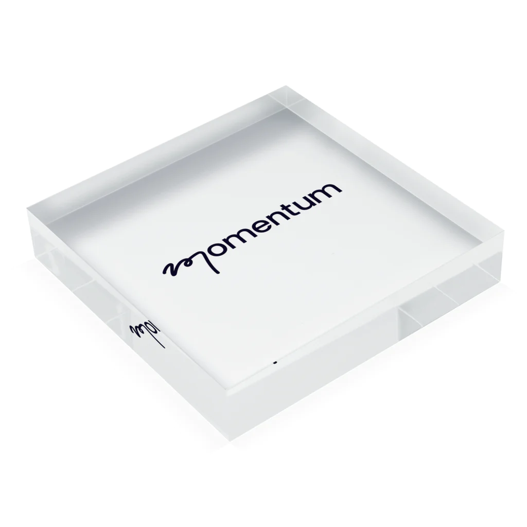 Shiroccoliのmomentum Acrylic Block :placed flat