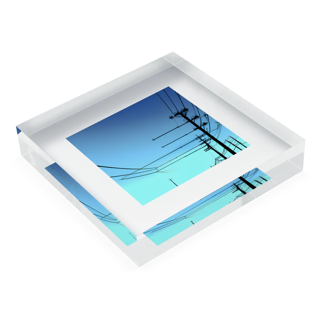 FrostySummitCreationsのUrban Skies Acrylic Block :placed flat