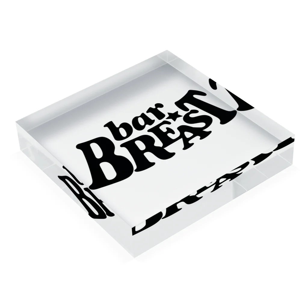 BREASTのBREAST Acrylic Block :placed flat