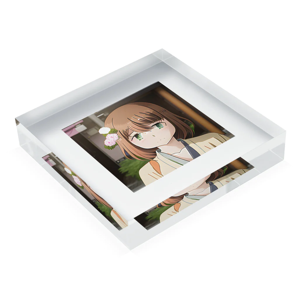 wonderの巫女 Acrylic Block :placed flat