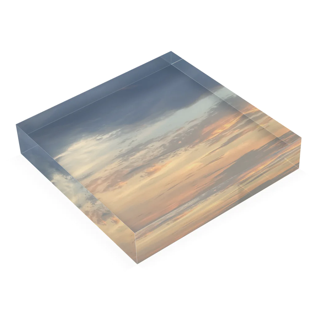 tmy_fの秋の夕暮れ① Acrylic Block :placed flat