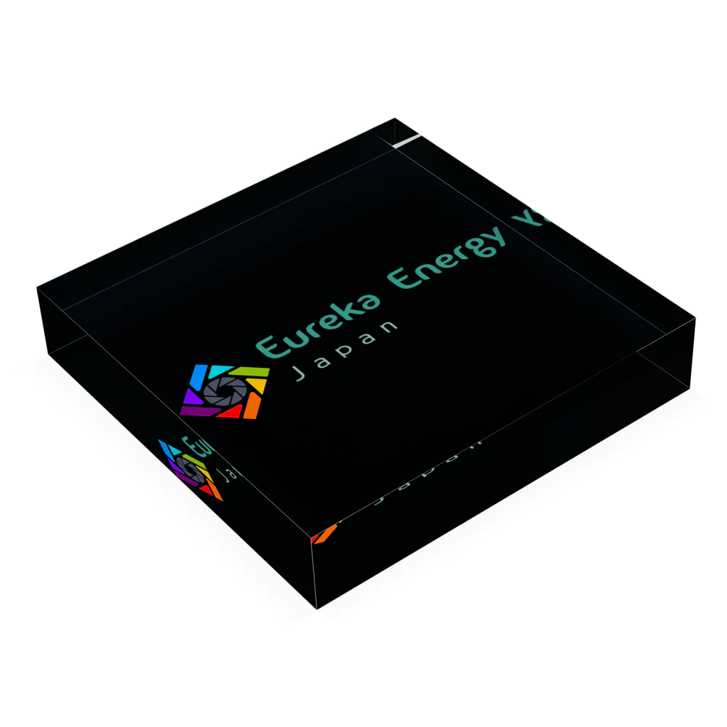 Eureka Energy Japan SuzuriのEureka Energy Japan SIDE COOL アクリルブロックの平置き