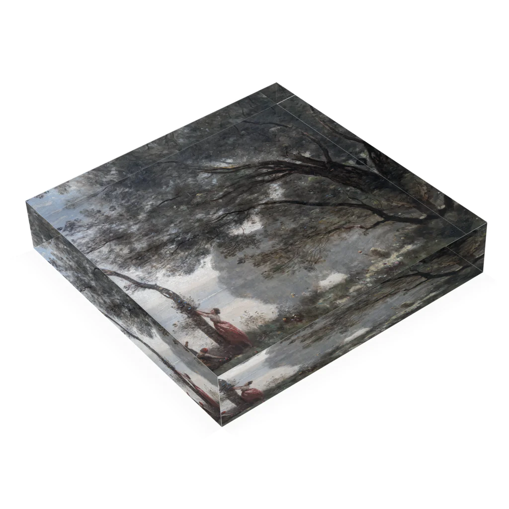 世界美術商店のモルトフォンテーヌの思い出 / Recollection of Mortefontaine Acrylic Block :placed flat