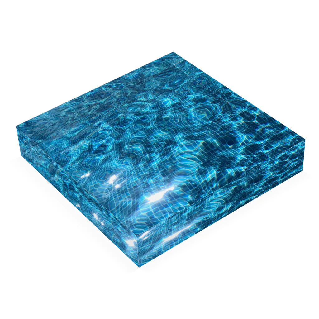 店ショップのPOOL Acrylic Block :placed flat