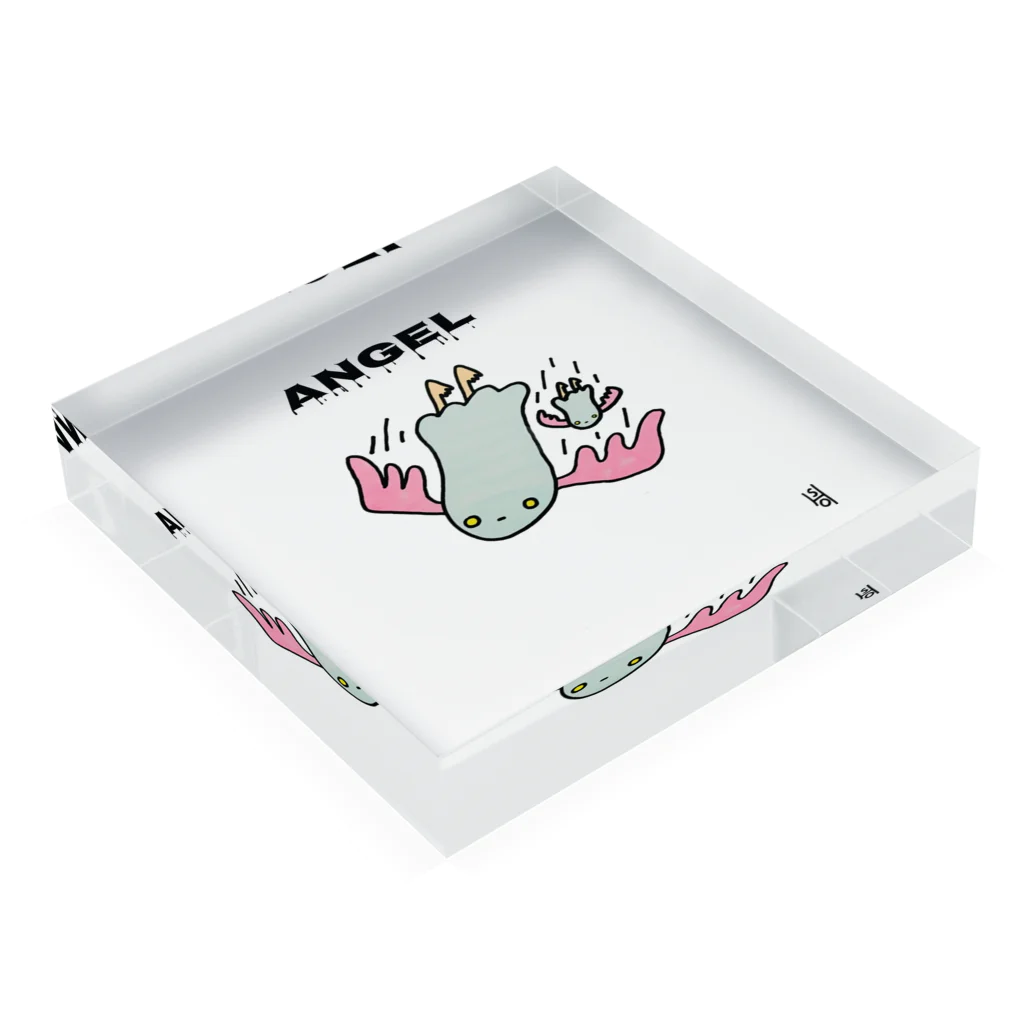 怪奇屋　翔屋のANGELグッズ01 Acrylic Block :placed flat