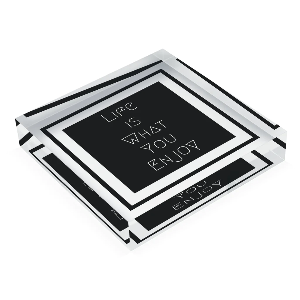 Goskip☆SkipitのCool☆GS Acrylic Block :placed flat