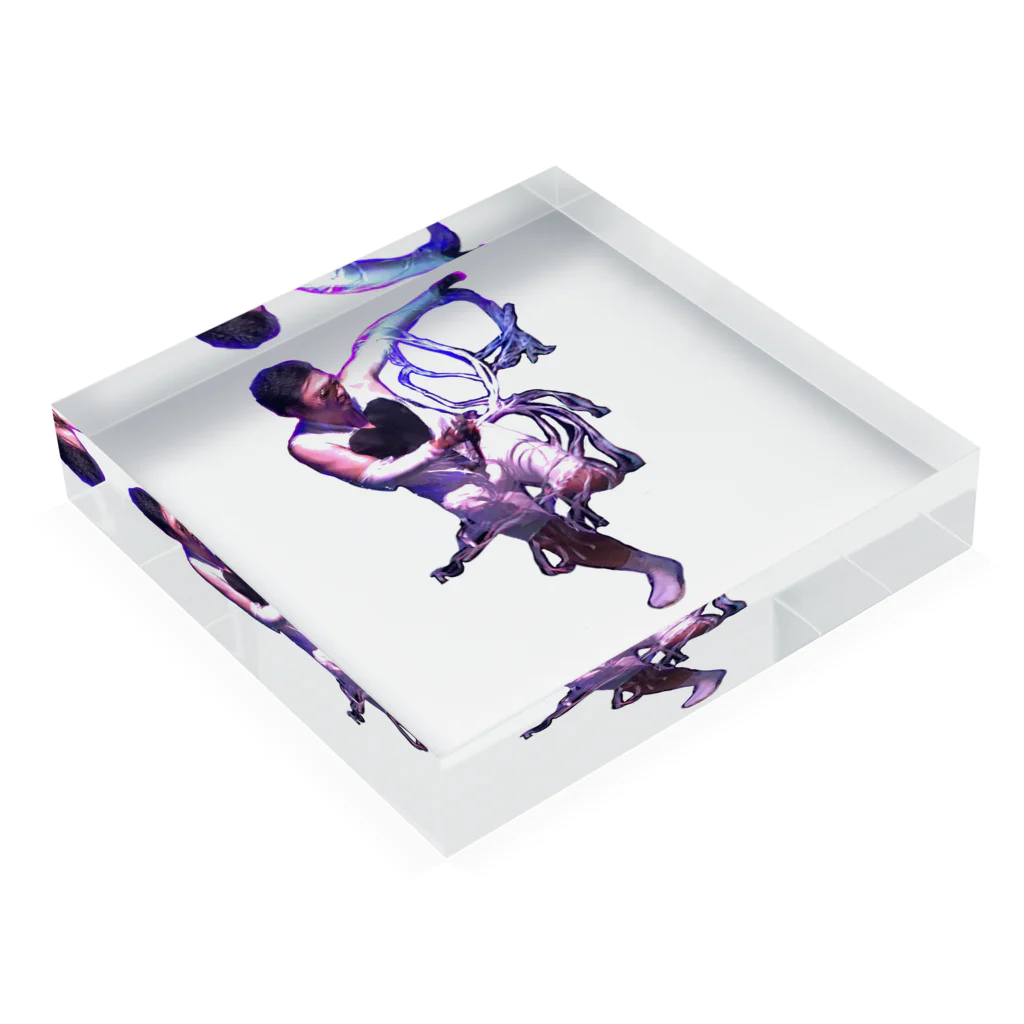 hi-touch_utsunomiyaの【原価】踊る小平 Acrylic Block :placed flat