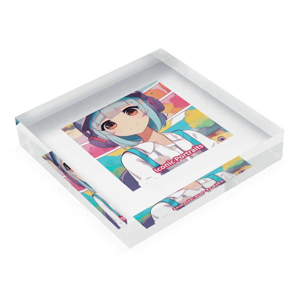 yamnetの季節をテーマにした美しいイラスト Acrylic Block :placed flat