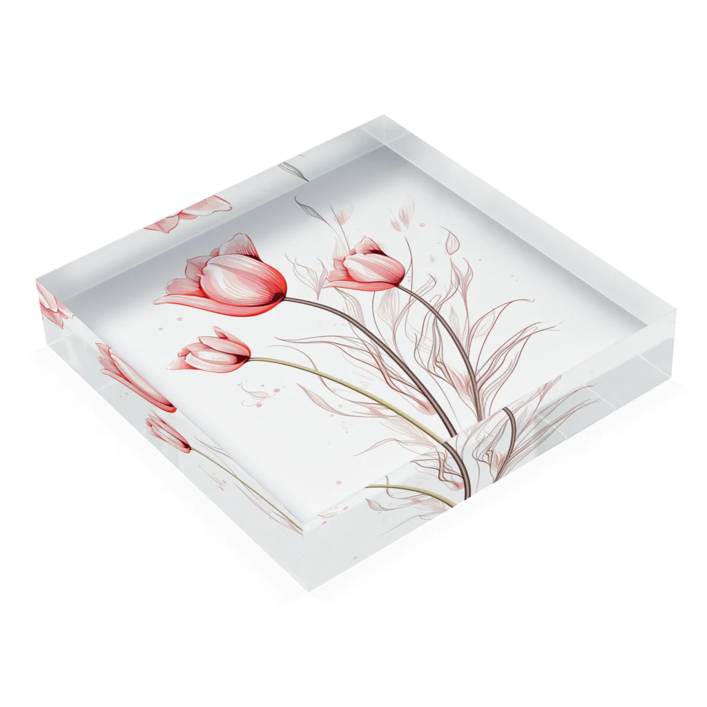 nico のTulip Acrylic Block :placed flat